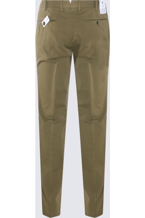 PT01 Clothing for Men PT01 Brown Cotton Pants