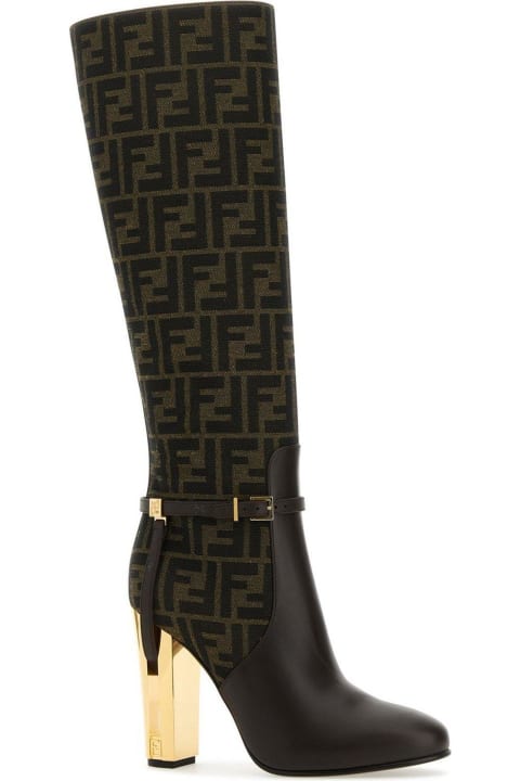 Boots for Women Fendi Delfina High Heeled Boots