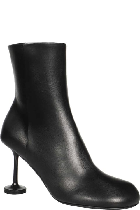 Balenciaga Shoes for Women Balenciaga Leather Ankle Boots