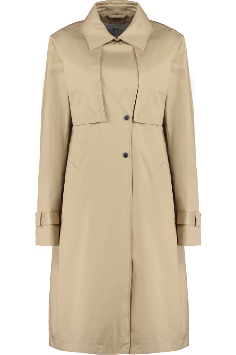 Woolrich Coats & Jackets for Women Woolrich Havice Cotton Trench Coat
