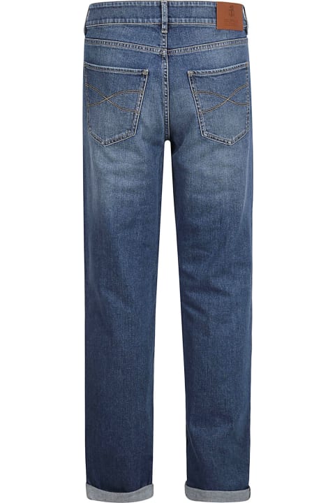 Fashion for Men Brunello Cucinelli Straight Leg Classic 5 Pockets Jeans