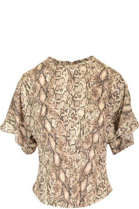 Isabel Marant Clothing for Women Isabel Marant Karlita Abstract Printed Top