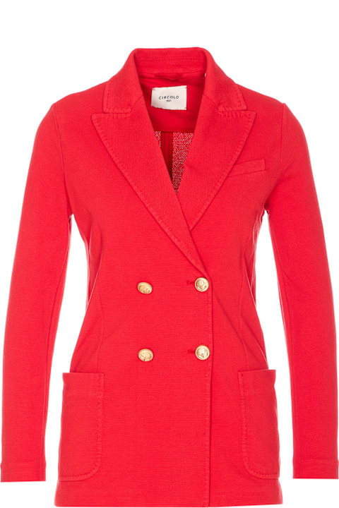 أدوات منزلية Circolo 1901 Oxford Double Breasted Jacket