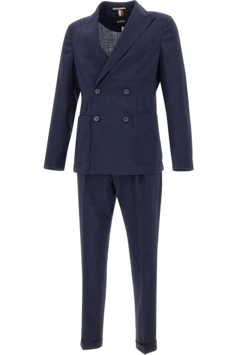 Hugo Boss Suits for Men Hugo Boss "c-hanry" Fresh Wool Two-piece Suit