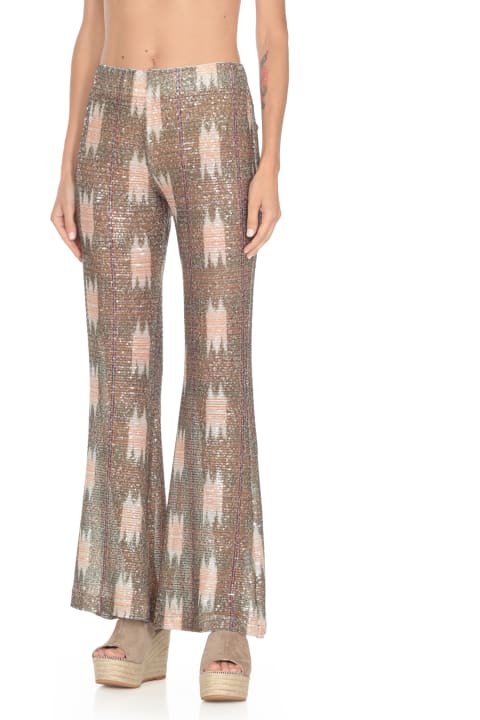 Bazar Deluxe Pants & Shorts for Women Bazar Deluxe Pants With Paillettes