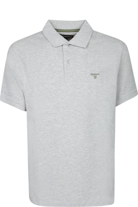 Barbour Men Barbour Light Grey Piquã© Polo Shirt