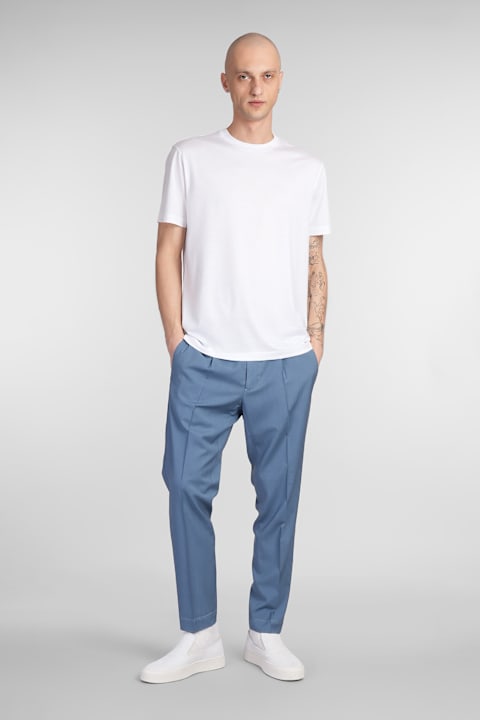 Santaniello Clothing for Men Santaniello Irno Evo Pants In Blue Wool
