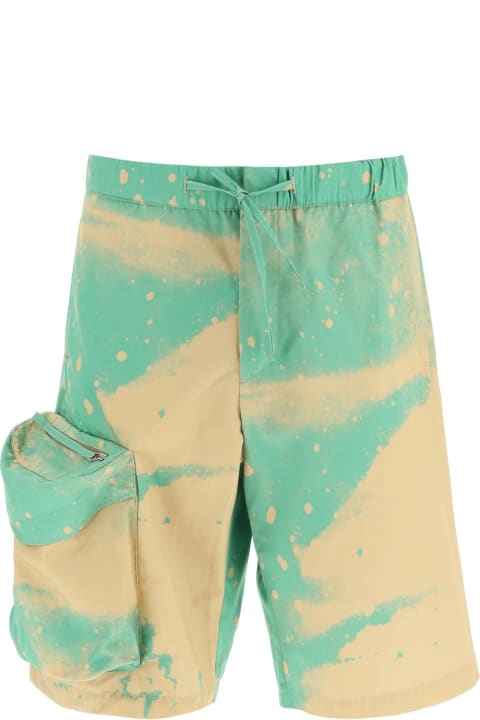 OAMC Pants for Men OAMC Smudge Oversized Shorts With Maxi Pockets