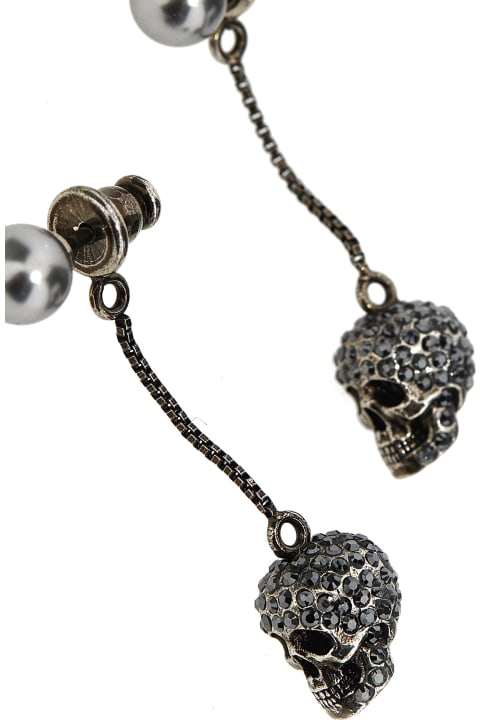 Alexander McQueen Jewelry for Women Alexander McQueen 'skull' Pearl Earrings