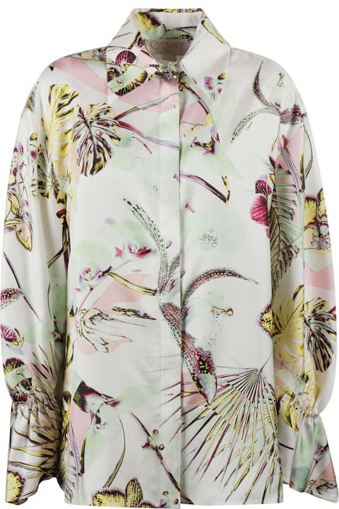 Genny Clothing for Women Genny Twill Jungle Printed Shirt
