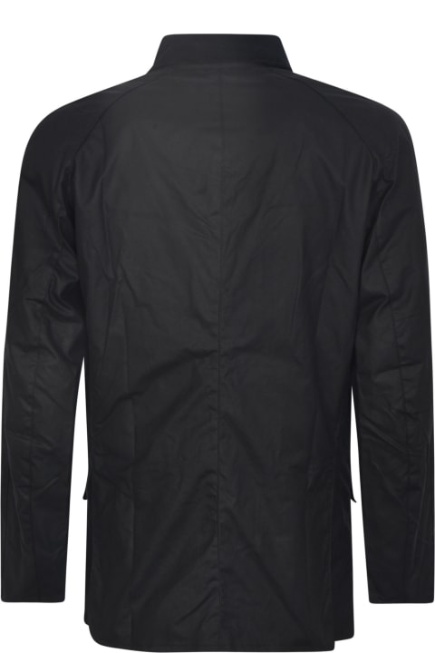 Barbour Coats & Jackets for Men Barbour Logo Buttoned Windbreaker