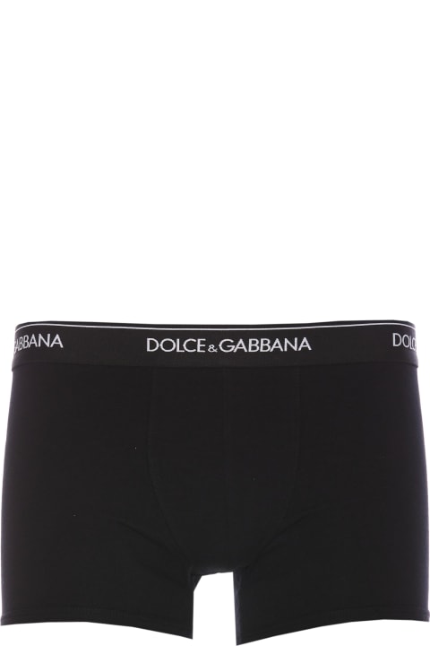 メンズ ウェア Dolce & Gabbana Logo Bi Pack Boxer