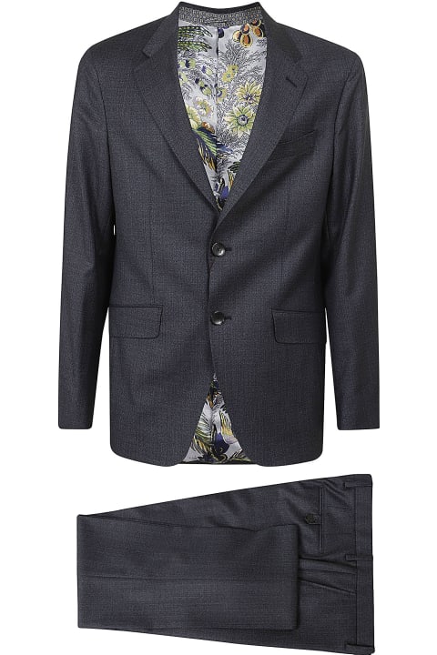 Suits for Men Etro Suit Soft Construction Roma