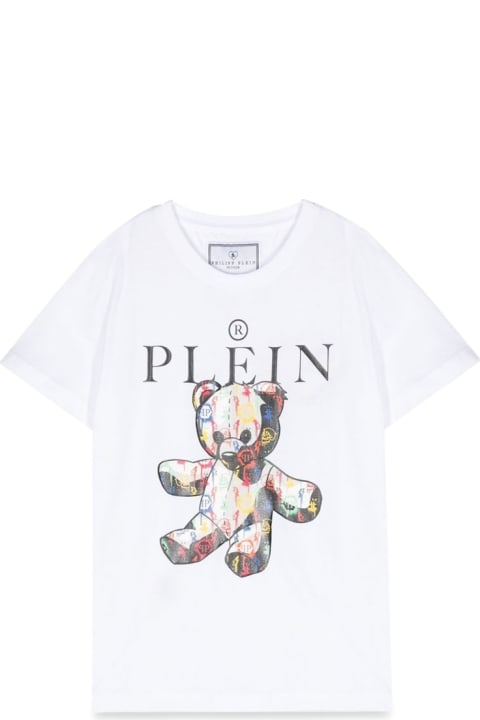 Philipp Plein Topwear for Boys Philipp Plein Maxi T-shirt Bear
