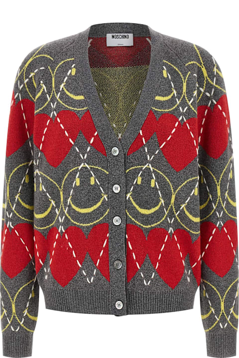 Moschino for Kids Moschino 'smiley®' Cardigan