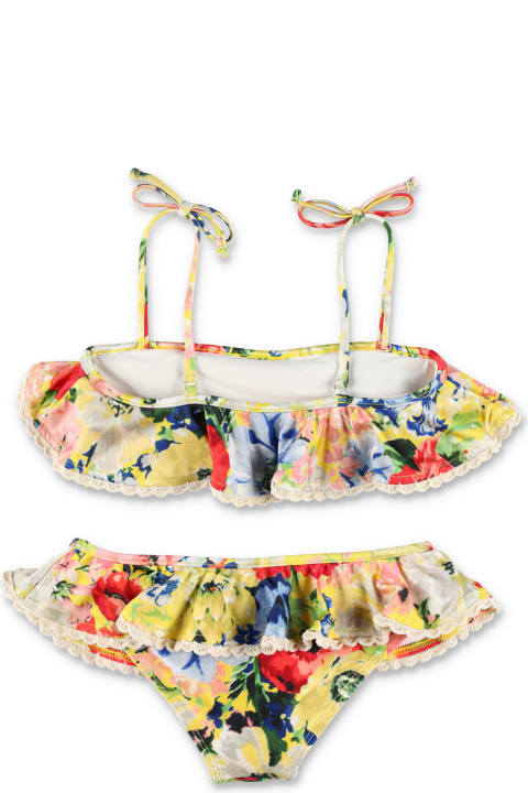 Zimmermann Swimwear for Girls Zimmermann Alight Trim Frill Bikini