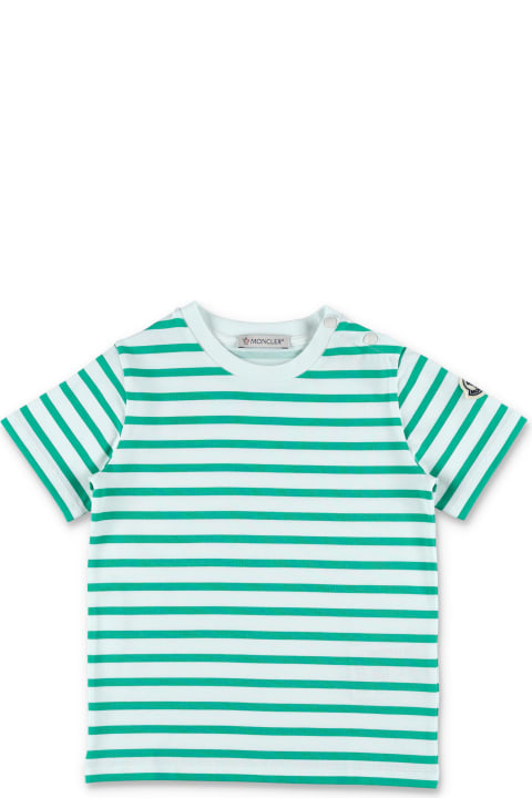 Moncler for Baby Boys Moncler Striped T-shirt