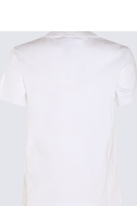 Lanvin Topwear for Men Lanvin White Cotton T-shirt
