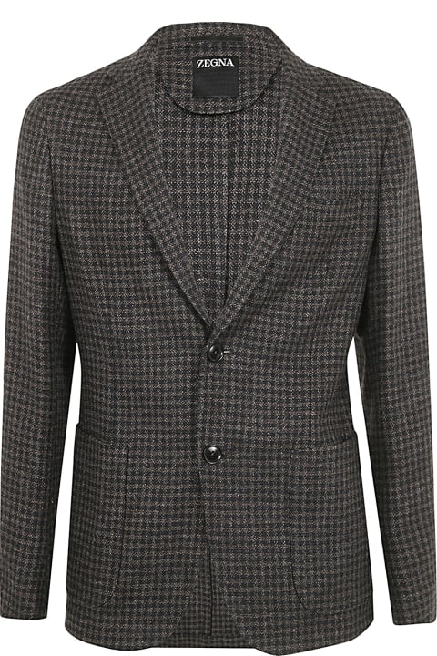 Zegna Coats & Jackets for Men Zegna Wool, Linen And Cashmere Jacket