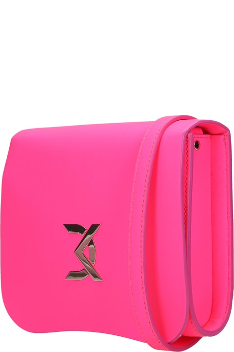 Shoulder Bag In Fuxia Leather