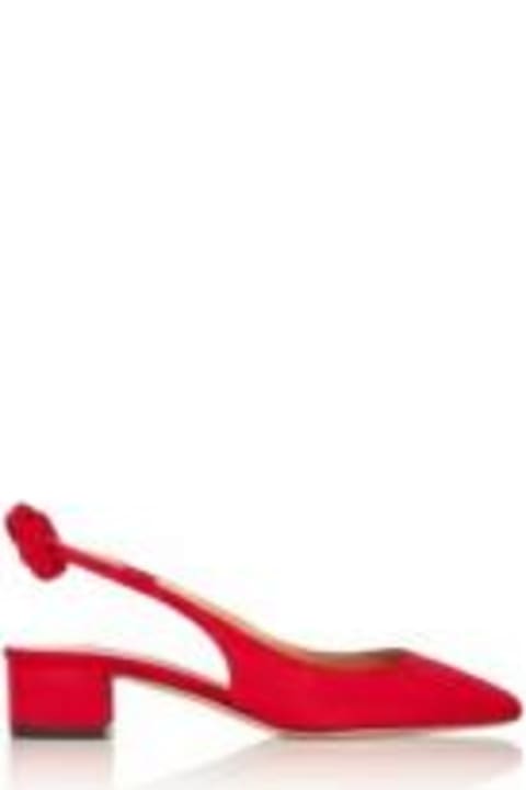 Aquazzura High-Heeled Shoes for Women Aquazzura 35 Mm Very Bow Tie Slingbck