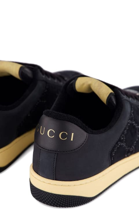 Gucci Screener Leather Sneakers
