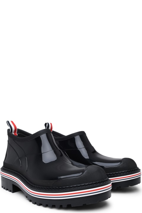 Thom Browne for Men Thom Browne Black Rubber Garden Boots