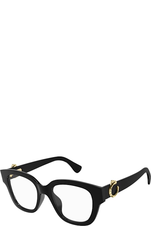 Cartier Eyewear Eyewear for Women Cartier Eyewear Ct0566o Panthère C De Cartier 005 Black Glasses
