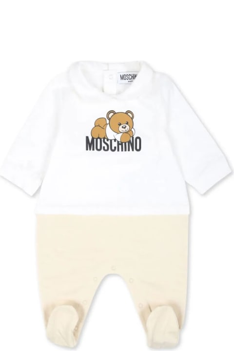 Moschino أطقم وبودي سوت لـ رُضع بنات Moschino Tutina Con Logo