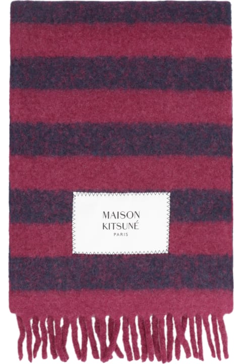 メンズ スカーフ Maison Kitsuné Alpaca-wool Scarf
