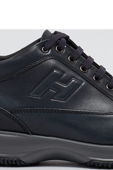 Hogan Shoes for Men Hogan Interactive Leather Sneakers
