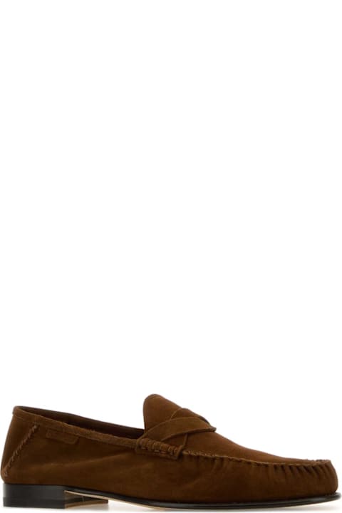 Tom Ford Brown Suede Loafers