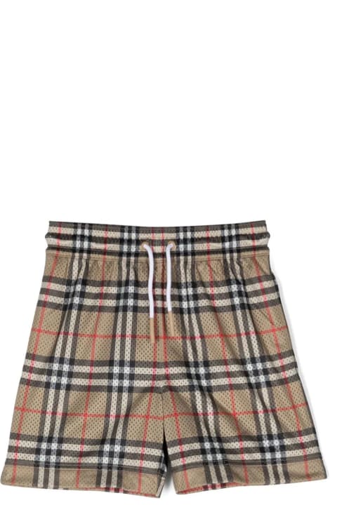Burberryのボーイズ Burberry Burberry Kids Shorts Beige