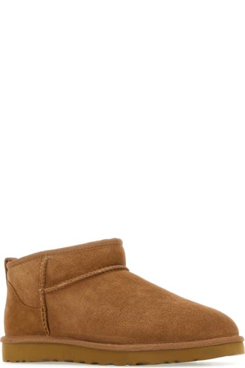 أدوات منزلية UGG Biscuit Suede Classic Ultra Mini Ankle Boots
