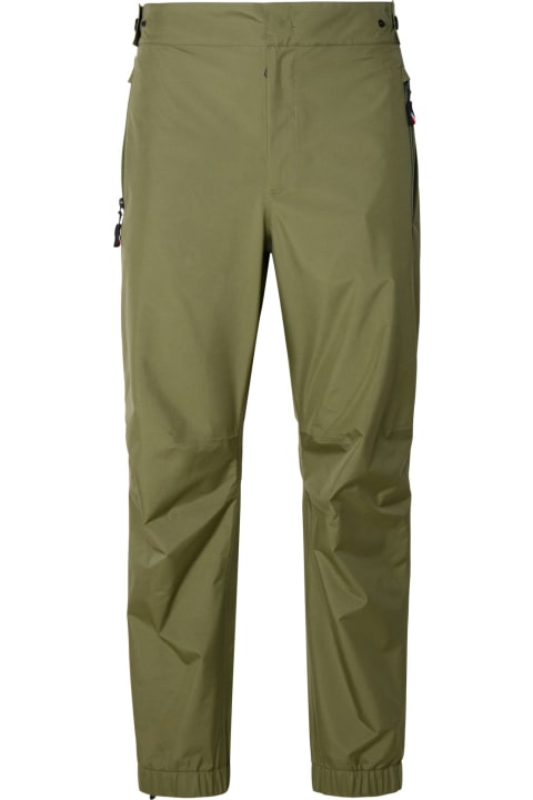 Moncler Grenoble Pants for Men Moncler Grenoble Green Polyester Pants