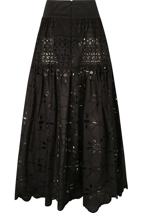 Fashion for Women Ermanno Scervino High-waist Floral Perforated Skirt