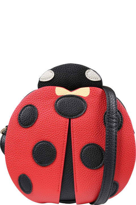 Molo Accessories & Gifts for Girls Molo Casual Red Ladybug-shaped Bag For Girl