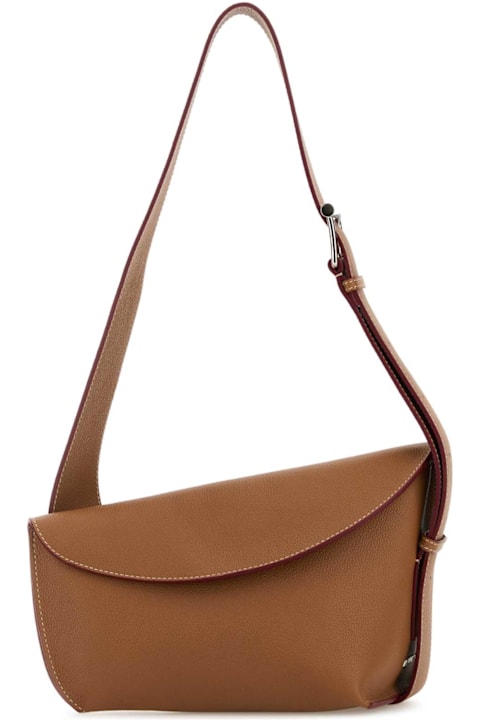 Homeware Alexander McQueen Caramel Large Sling T-bar Crossbody Bag