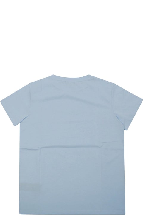 T-Shirts & Polo Shirts for Girls Balmain Holographic Logo Crewneck T-shirt