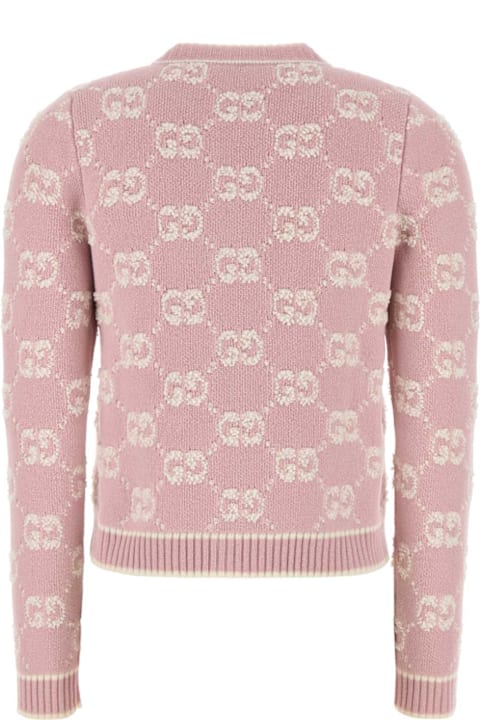 Gucci Sweaters for Women Gucci Embroidered Wool Cardigan
