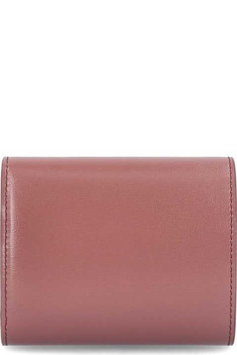 Celine for Women Celine Triomphe Small Flap Wallet