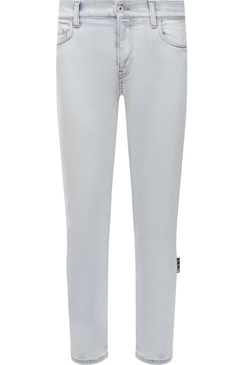 Off-White Jeans for Men Off-White Off White Diag-print Detail Jeans