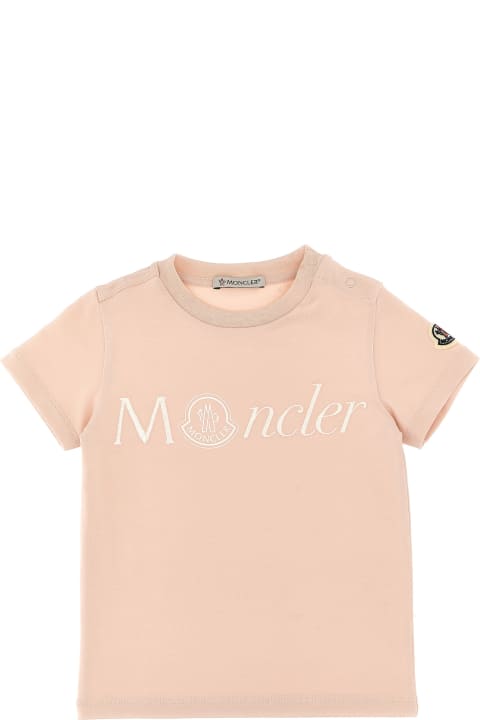 Moncler T-Shirts & Polo Shirts for Baby Girls Moncler Logo T-shirt