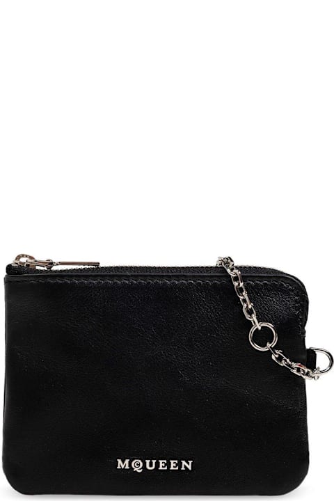 Alexander McQueen Accessories for Women Alexander McQueen Logo Palque Chain-detailed Wallet