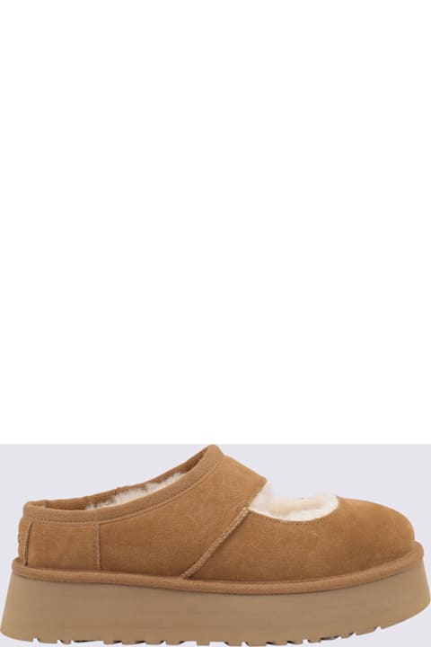UGG for Kids UGG Dark Beige Bea May Jane Sandals