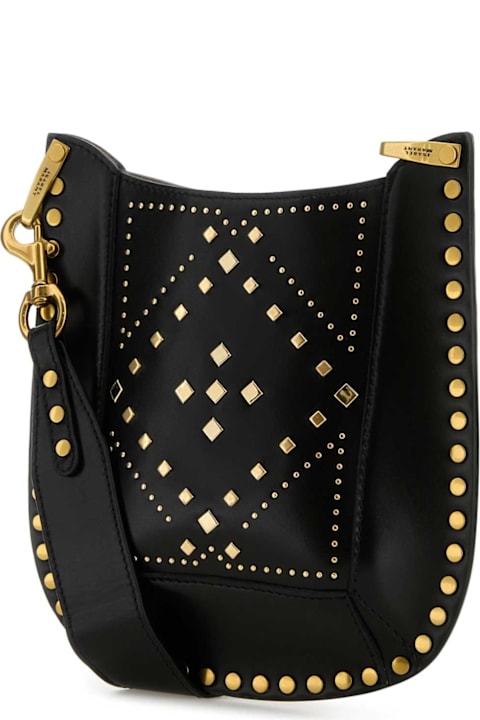 Bags for Women Isabel Marant Black Leather Nasko Shoulder Bag