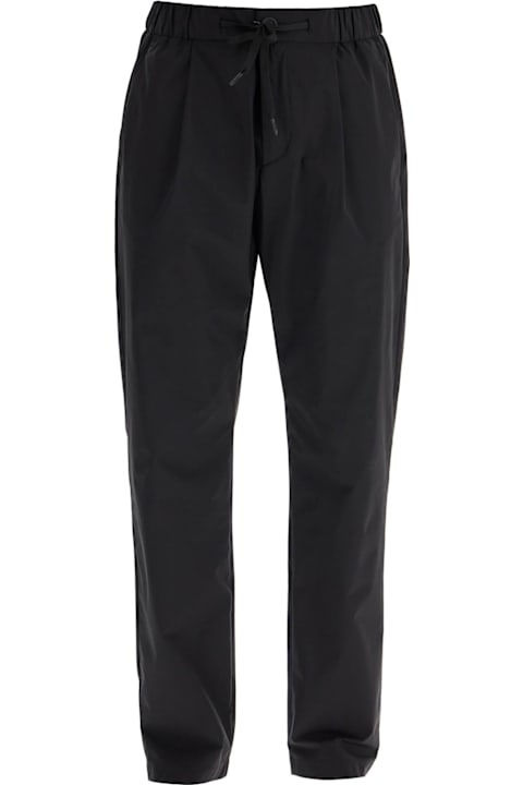 سراويل لـ القسم الرجالي Herno High-waisted Black Nylon Women's Pants