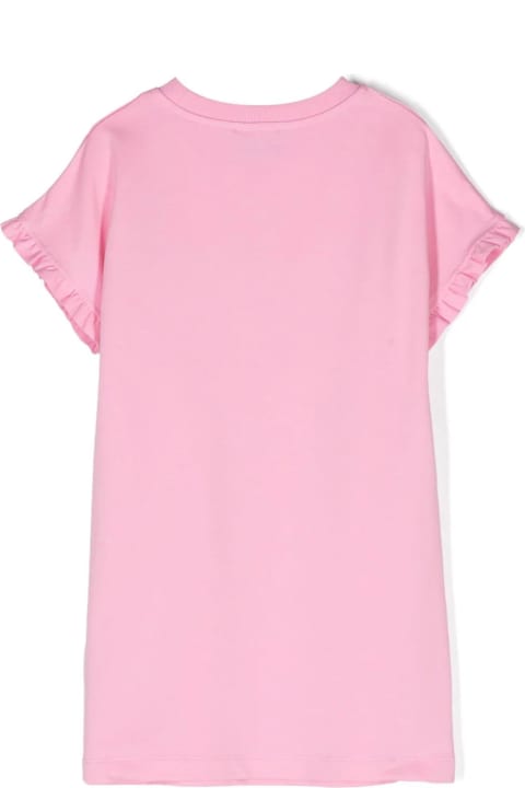 Dresses for Girls Moschino Pink Cotton Dress