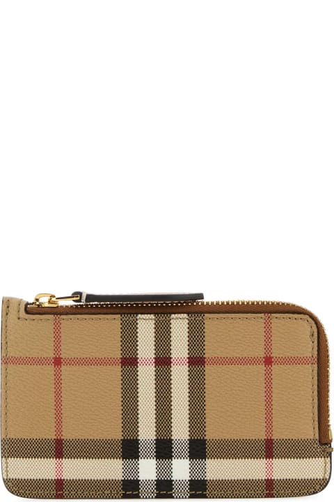 Accessories for Women Burberry Printed Canvas Card Holder