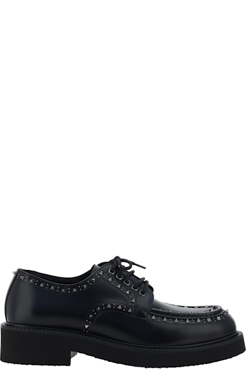 آخر صيحات الموضة من القسم الرجالي Valentino Garavani Derby Lace-up Shoes